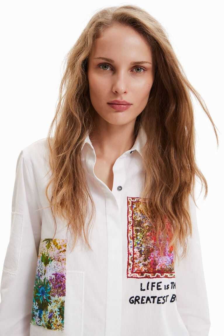 Tops Desigual Embroidered patches Mujer | IDY745210