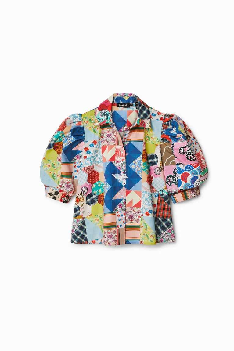 Tops Desigual Johnson Hartig patchwork Mujer | NAF756390