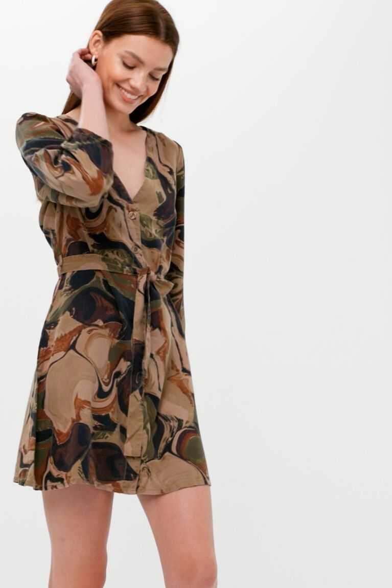 Vestido Desigual Corta camouflage Mujer | PKE316584