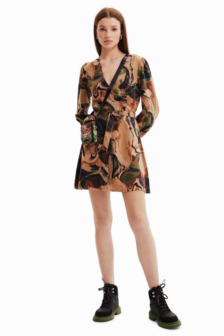 Vestido Desigual Corta camouflage Mujer | PKE316584