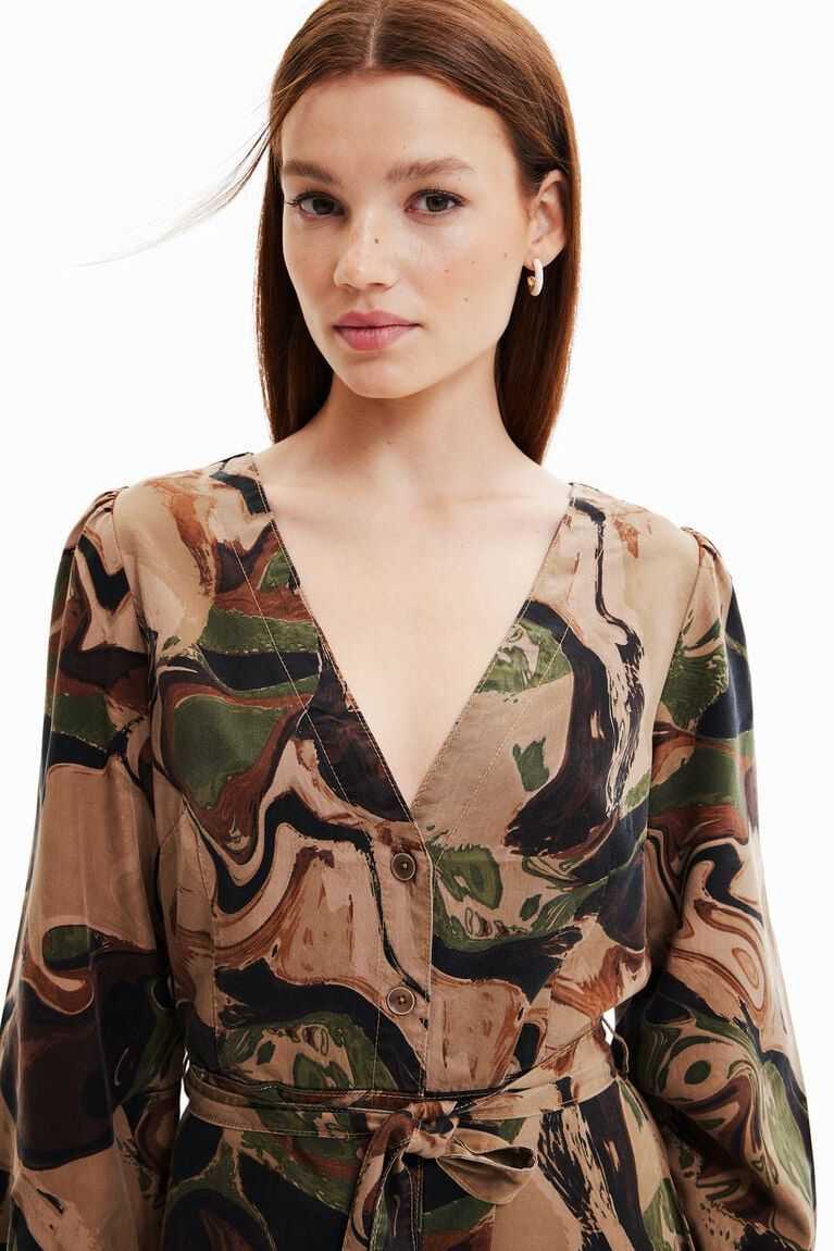 Vestido Desigual Corta camouflage Mujer | PKE316584