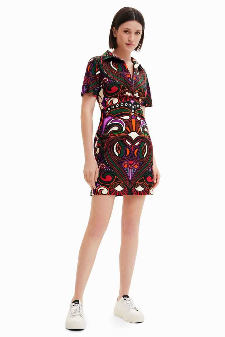 Vestido Desigual Corta slim retro Mujer | DSX301784