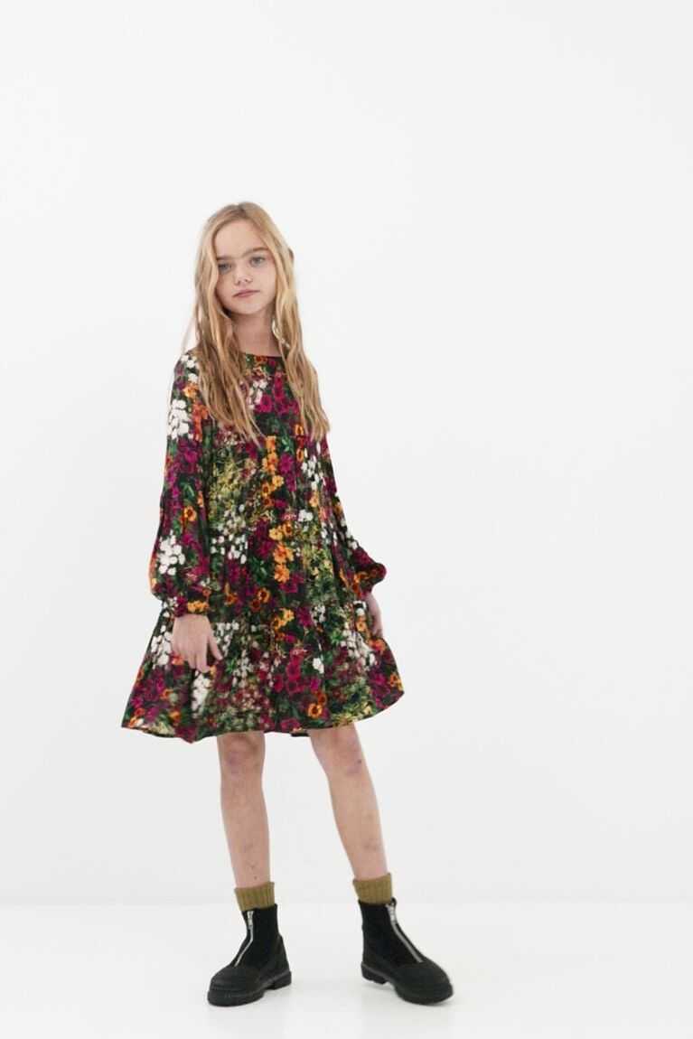 Vestido Desigual Floral print Niña | GMJ538401