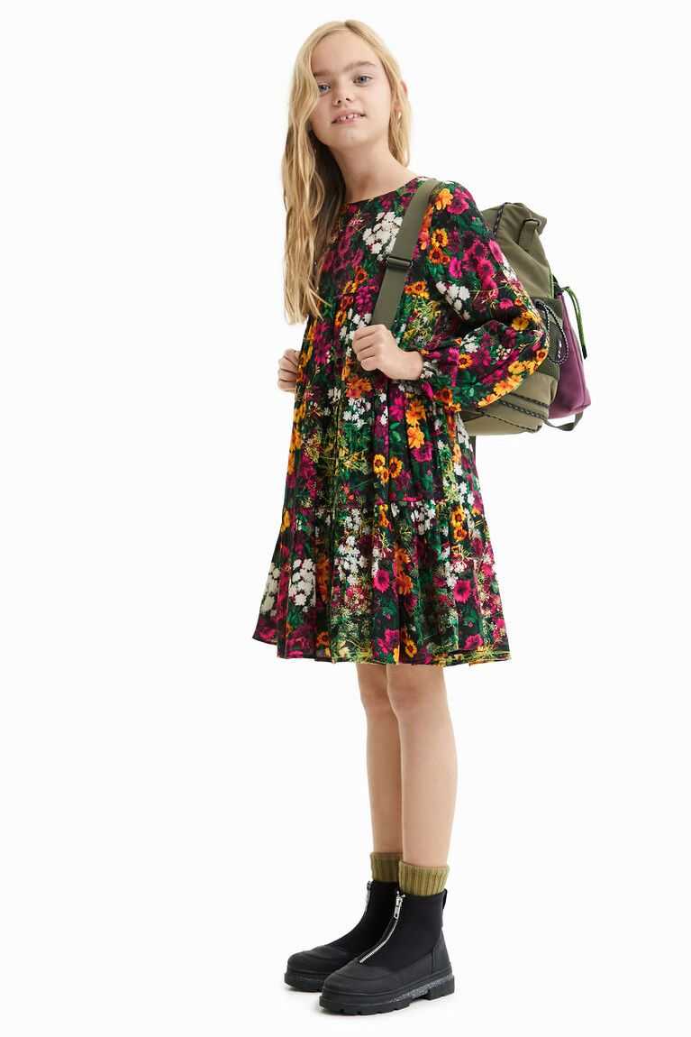 Vestido Desigual Floral print Niña | GMJ538401