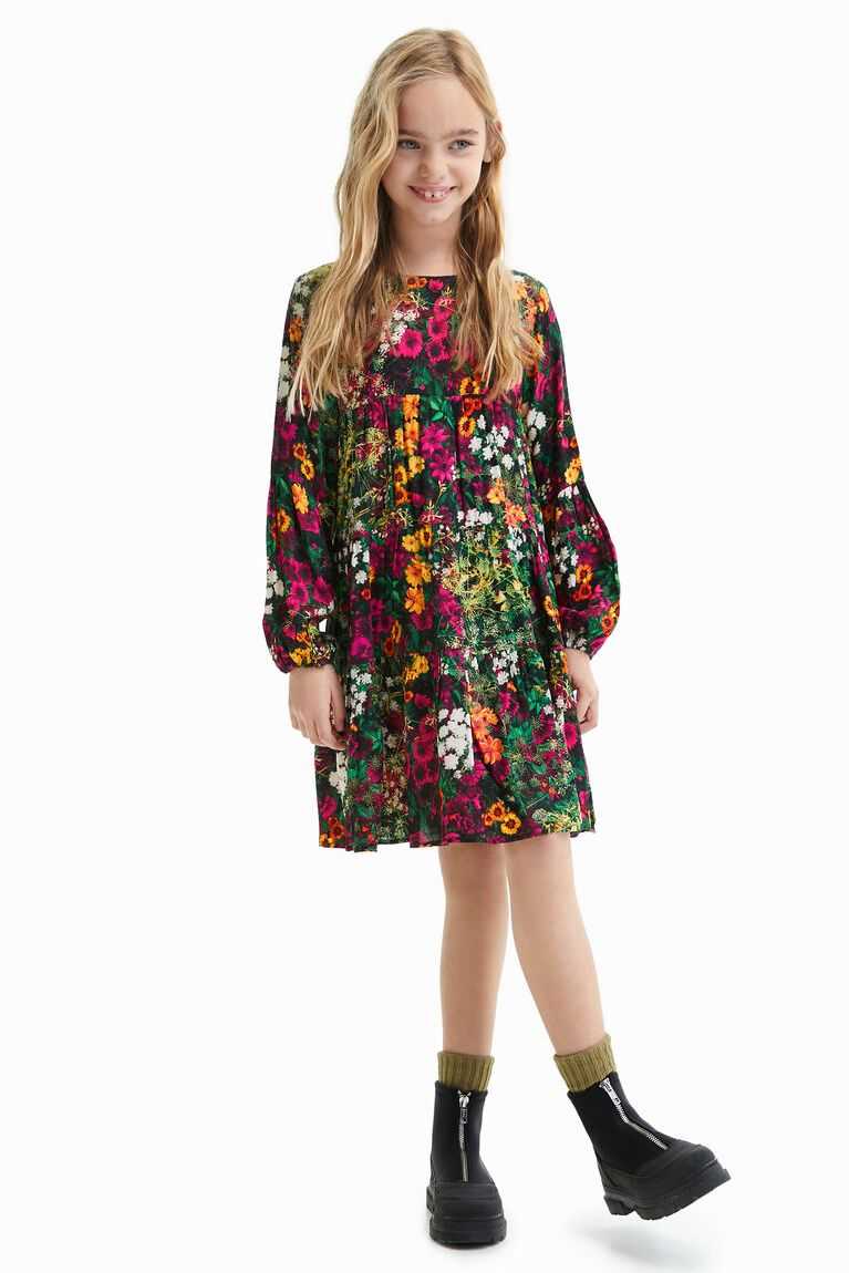 Vestido Desigual Floral print Niña | GMJ538401