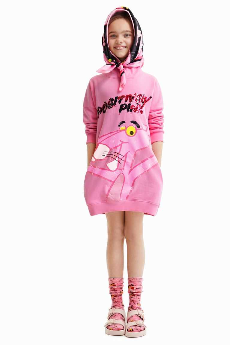 Vestido Desigual Pink Panther sweater Niña | PMQ958037