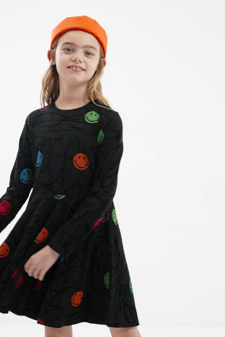 Vestido Desigual Smiley skater Niña | BGR805412