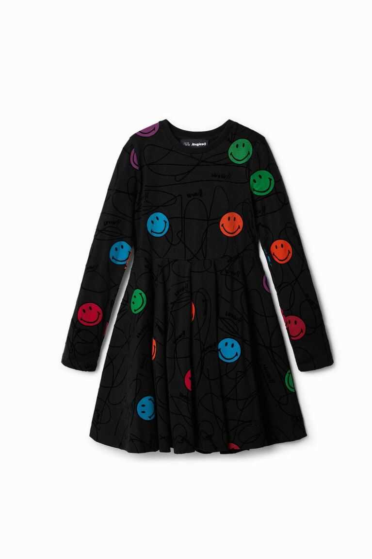 Vestido Desigual Smiley skater Niña | BGR805412