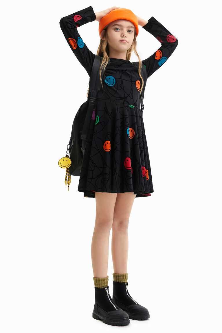 Vestido Desigual Smiley skater Niña | BGR805412