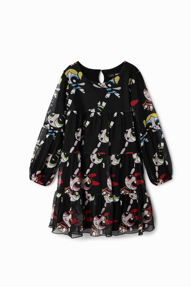 Vestido Desigual Tulle Powerpuff Girls Niña | XFE463297